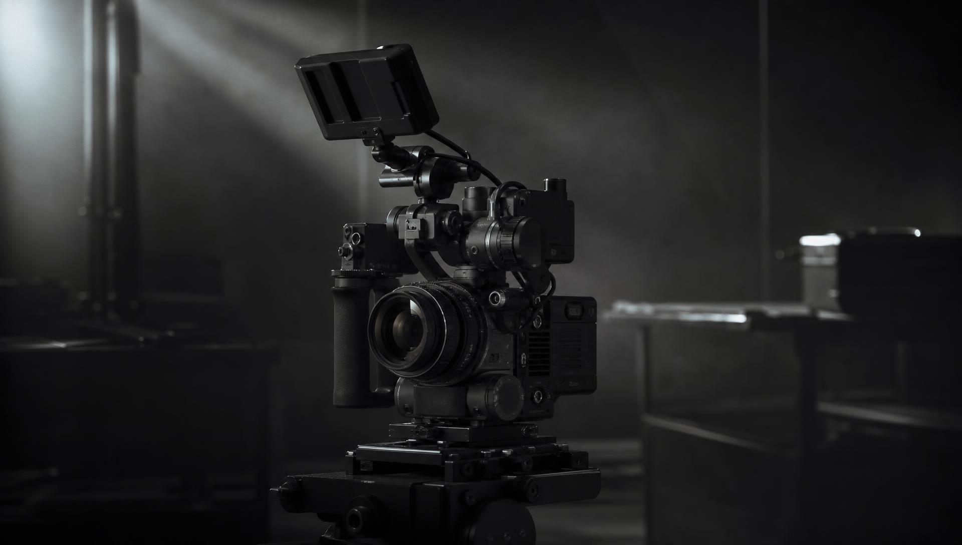 DJI Ronin 4D 8K cinema camera on a professional film set